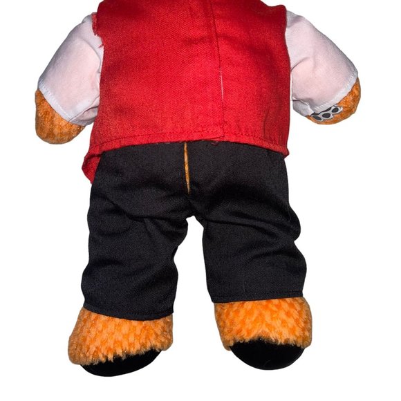 Build A Bear Valentines Heart Bear Red Pink White Stuffed Plush Animal Toy - Picture 8 of 12